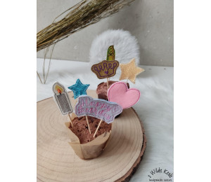 5. Dezember: ITH Stickserie - ITH 28 Muffin Topper Stecker